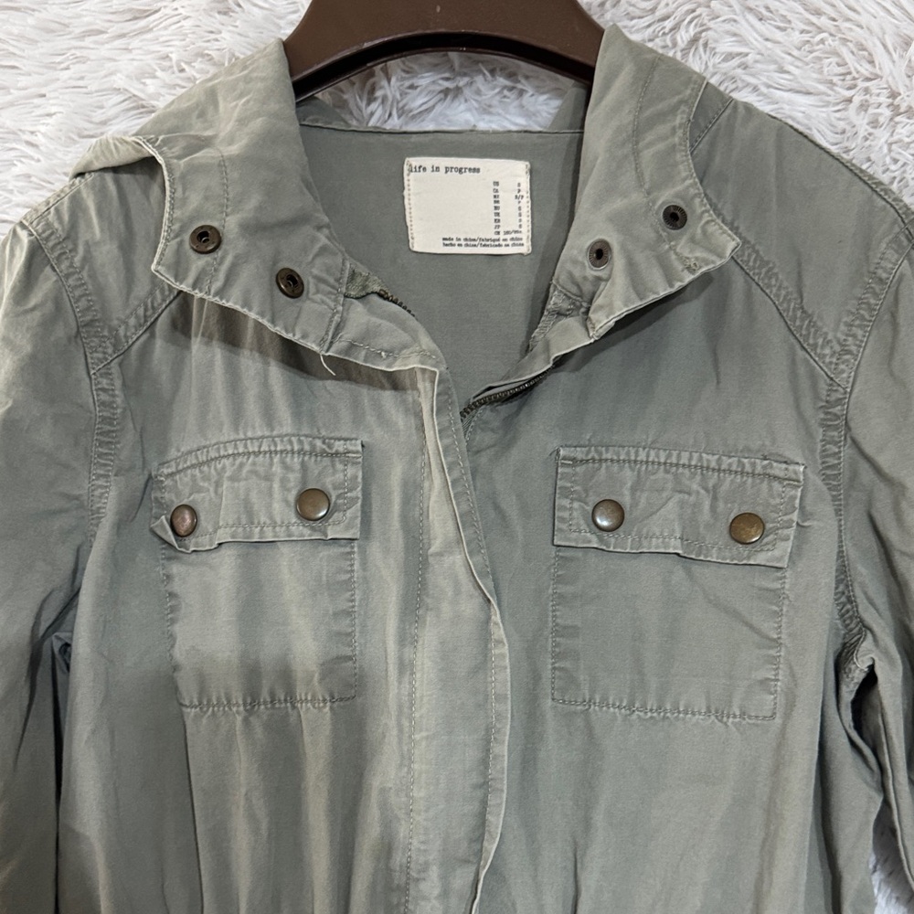 Life in Progress Sage Utility Jacket - Picture 2 of 9